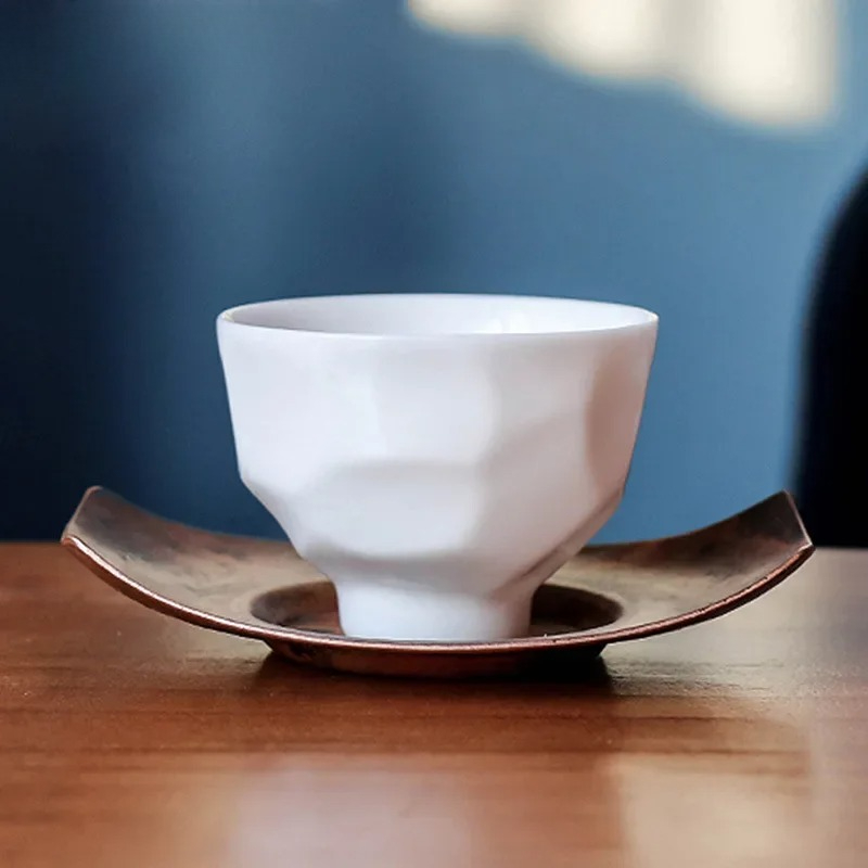 Celadon Ceramic Cup - White Jade Kung Fu Cup Ceramic