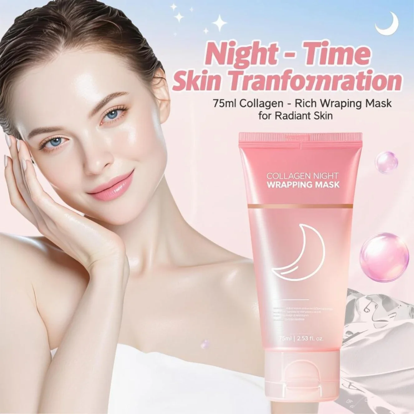 Sleeping Pack Overnight - Collagen Night Wrapping Mask 75ml -