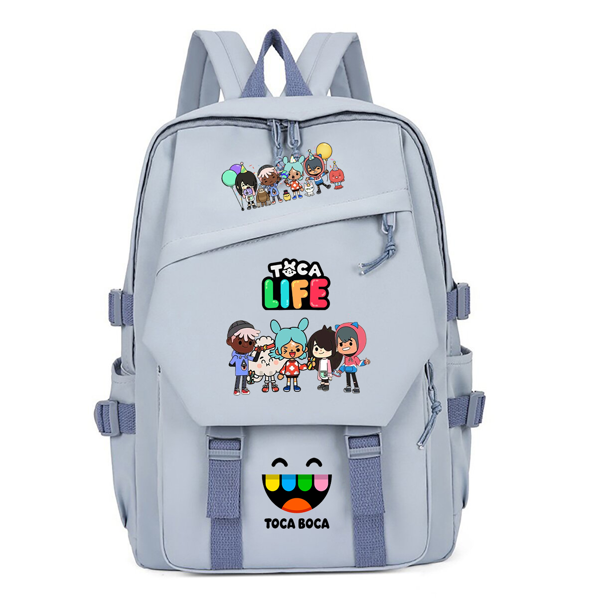 Korean Girl Lifestyle - Toca Life World Print Backpack Children