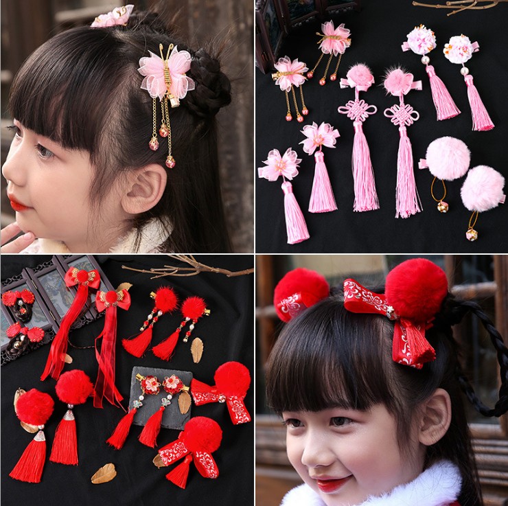 Hanbok Hair Pin - Multi style Girls Hair Clips Chinese