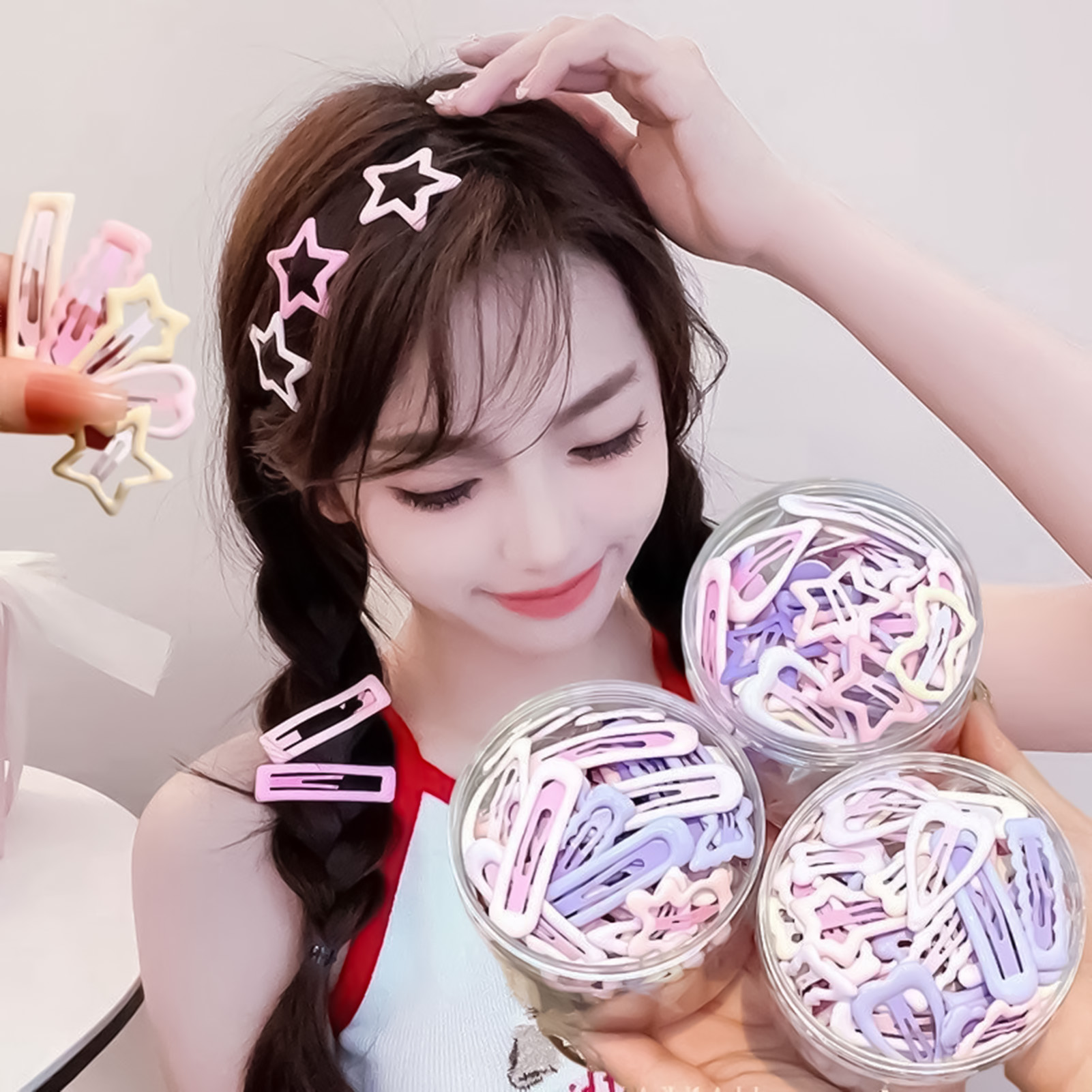 Korean Lifestyle & Kids Boutique Photos - 3PCS Sweet Style Headwear Pins All