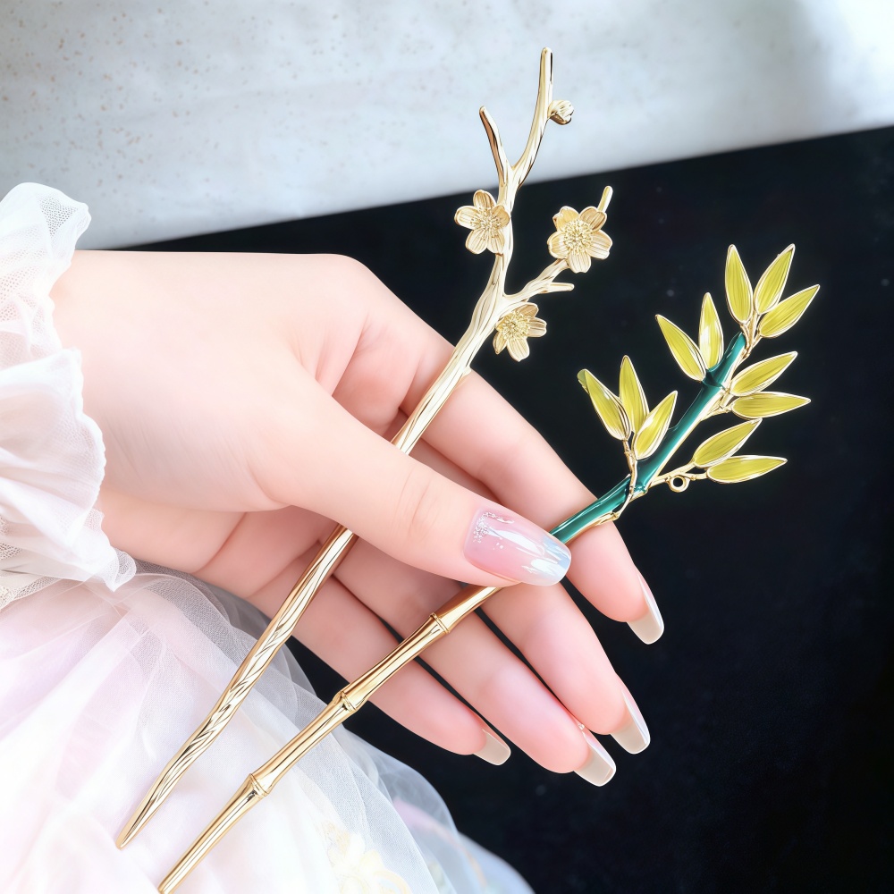 Enamel Alloy Hairpin For Women - Hanbok Hair Pin review and price