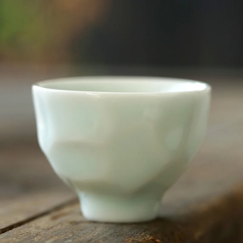 White Jade Kung Fu Cup Ceramic - Celadon Ceramic Cup review and price