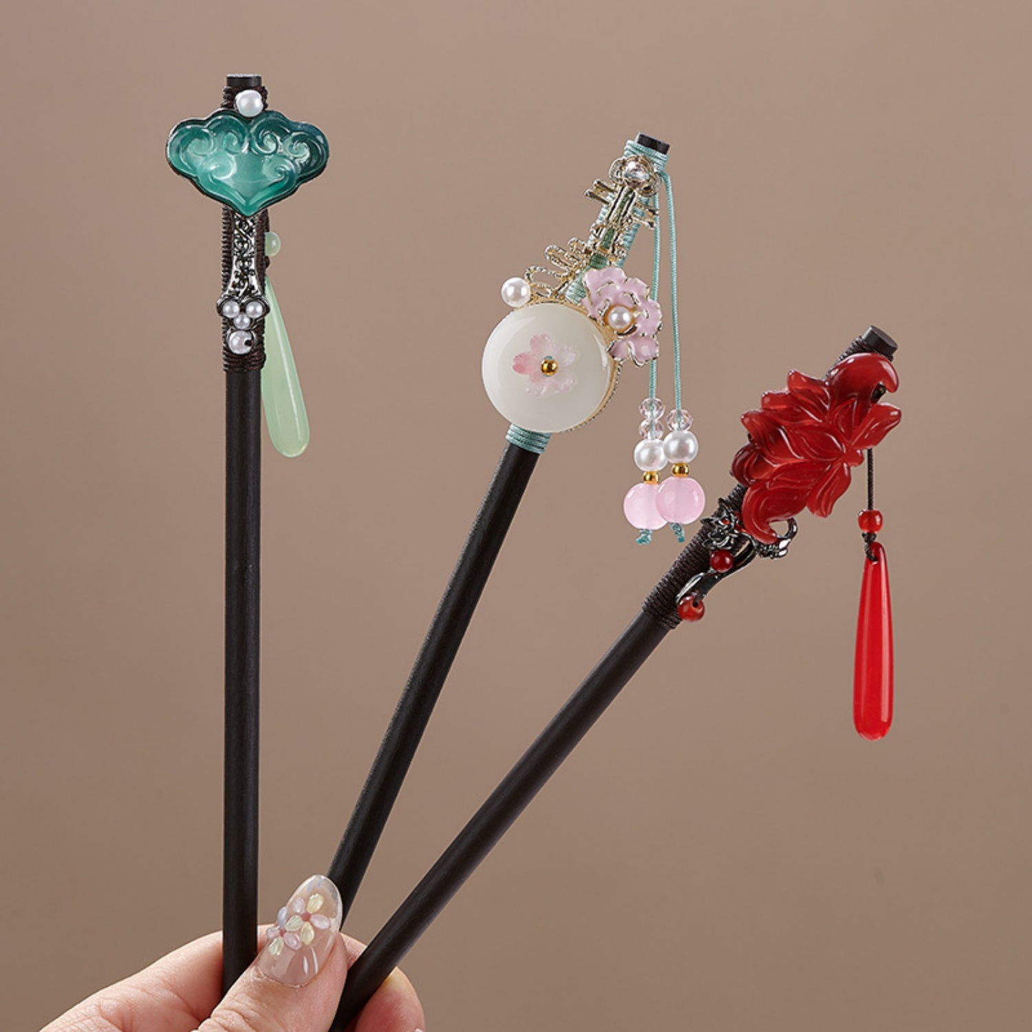 Vintage Flower Hairpin For Wom - Hanbok Hair Pin review and price