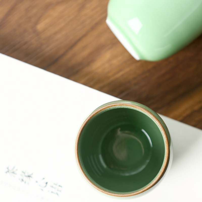 CHANSHOVA-Porcelain Tea Cup Se - Celadon Ceramic Cup review and price