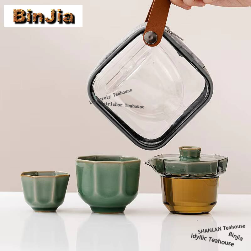 Yue Kiln Celadon Travel Portab - Celadon Ceramic Cup review and price