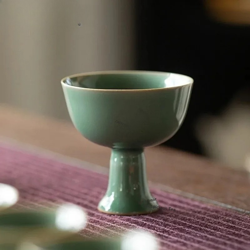 2pc/lot Yue Kiln Celadon High  - Celadon Ceramic Cup review and price
