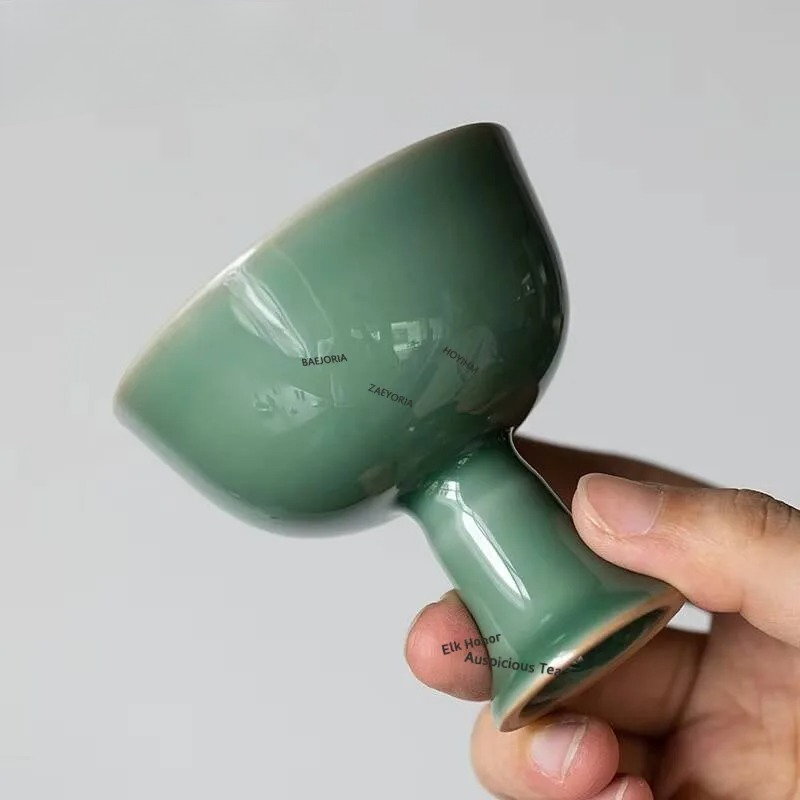 2pc/lot Yue Kiln Celadon High  - Celadon Ceramic Cup review and price