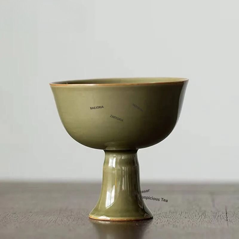2pc/lot Yue Kiln Celadon High  - Celadon Ceramic Cup review and price