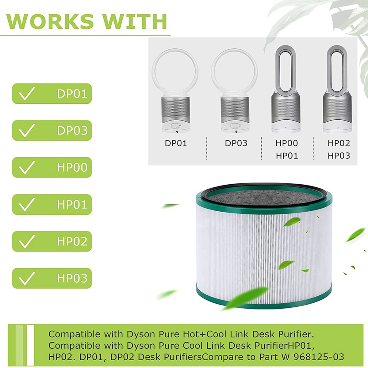 New Replacement Filter for Dys - Dyson Fan Pure Cool review and price