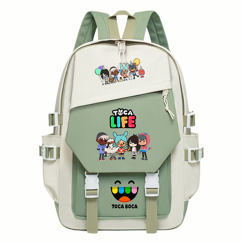 Toca Life World Print Backpack - Korean Girl Lifestyle review and price
