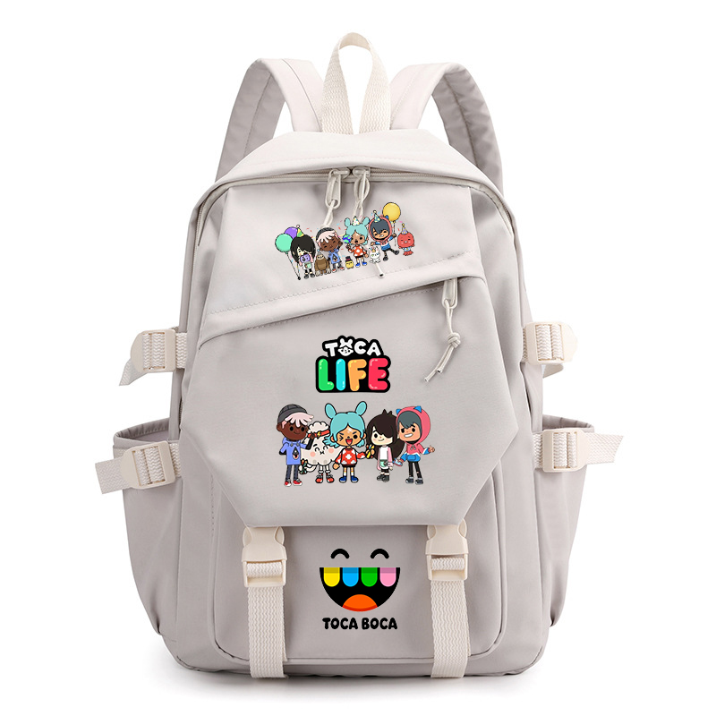 Toca Life World Print Backpack - Korean Girl Lifestyle review and price