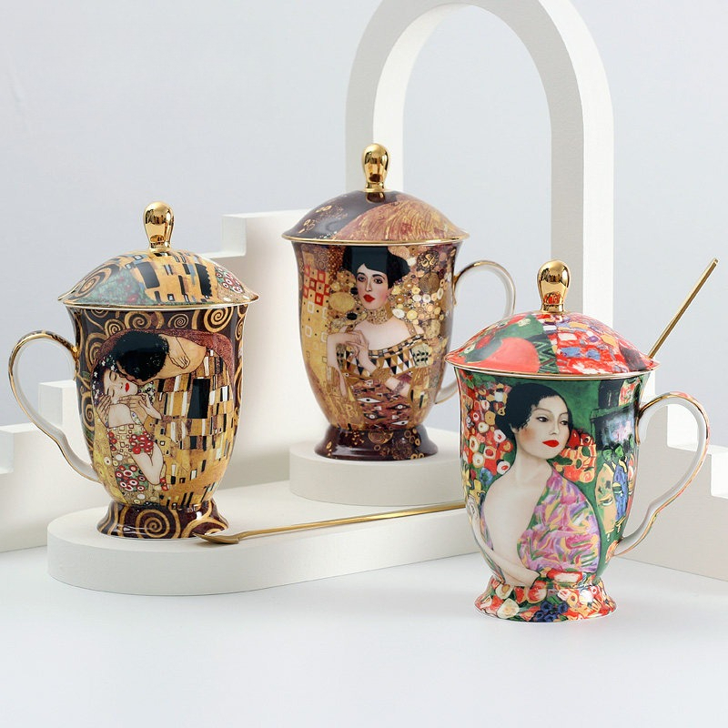 European Ceramic Mug with Lid  - Celadon Ceramic Cup review and price