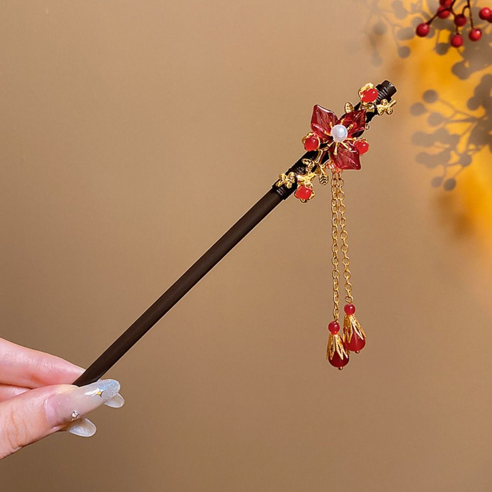 Classical Flower Wooden Hair S - Hanbok Hair Pin review and price
