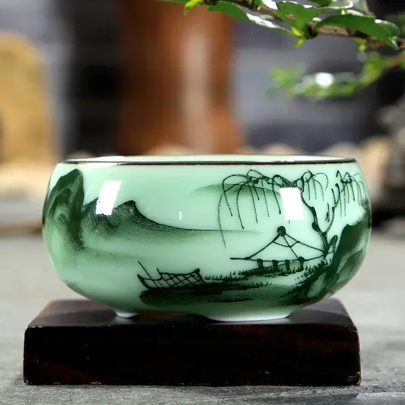 Tea Cup Ceramic  1PC Celadon H - Celadon Ceramic Cup review and price