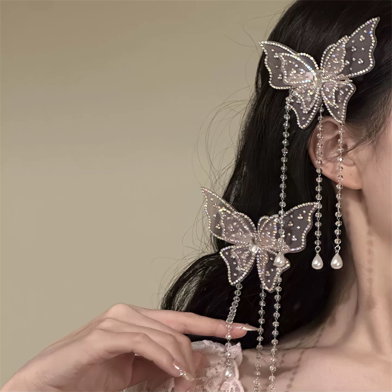 New Chinese Style Pink Butterf - Hanbok Hair Pin review and price