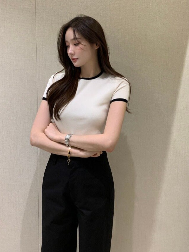 Chic Summer New Thin Color Blo - Korean Lifestyle & Kids Boutique Photos review and price