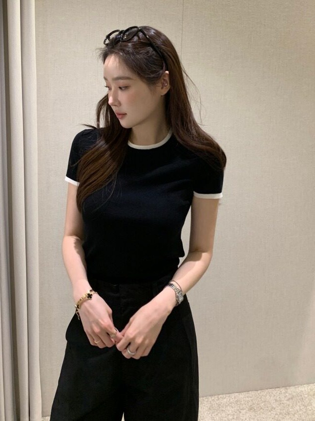 Chic Summer New Thin Color Blo - Korean Lifestyle & Kids Boutique Photos review and price