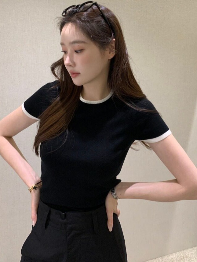 Chic Summer New Thin Color Blo - Korean Lifestyle & Kids Boutique Photos review and price